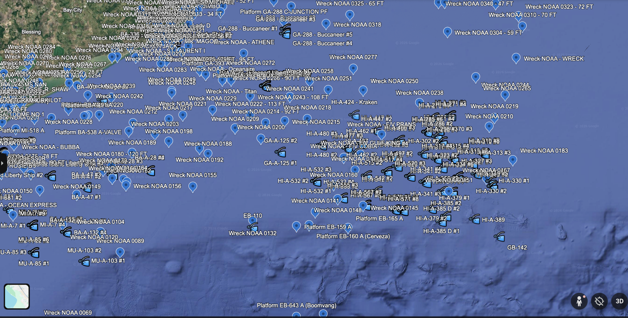 Texas Saltwater Fishing Spots GPS Coordinates – 1,199 Reefs, Wrecks & Offshore Structure Waypoints - Image 4