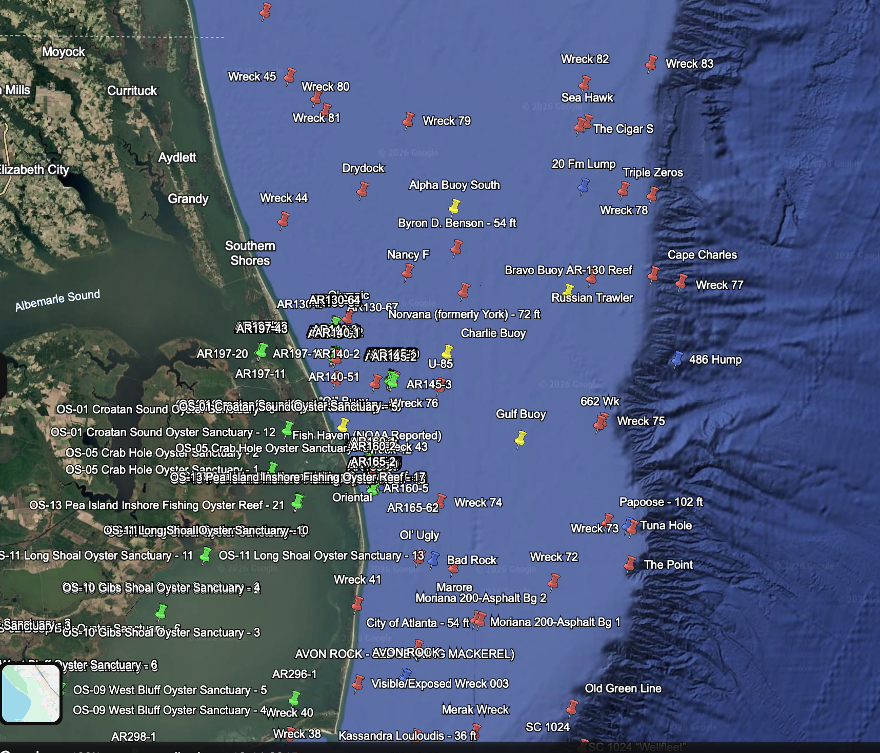 Full North Carolina Coast Offshore GPS Waypoints — 1,956 Locations on Micro SD - Image 6