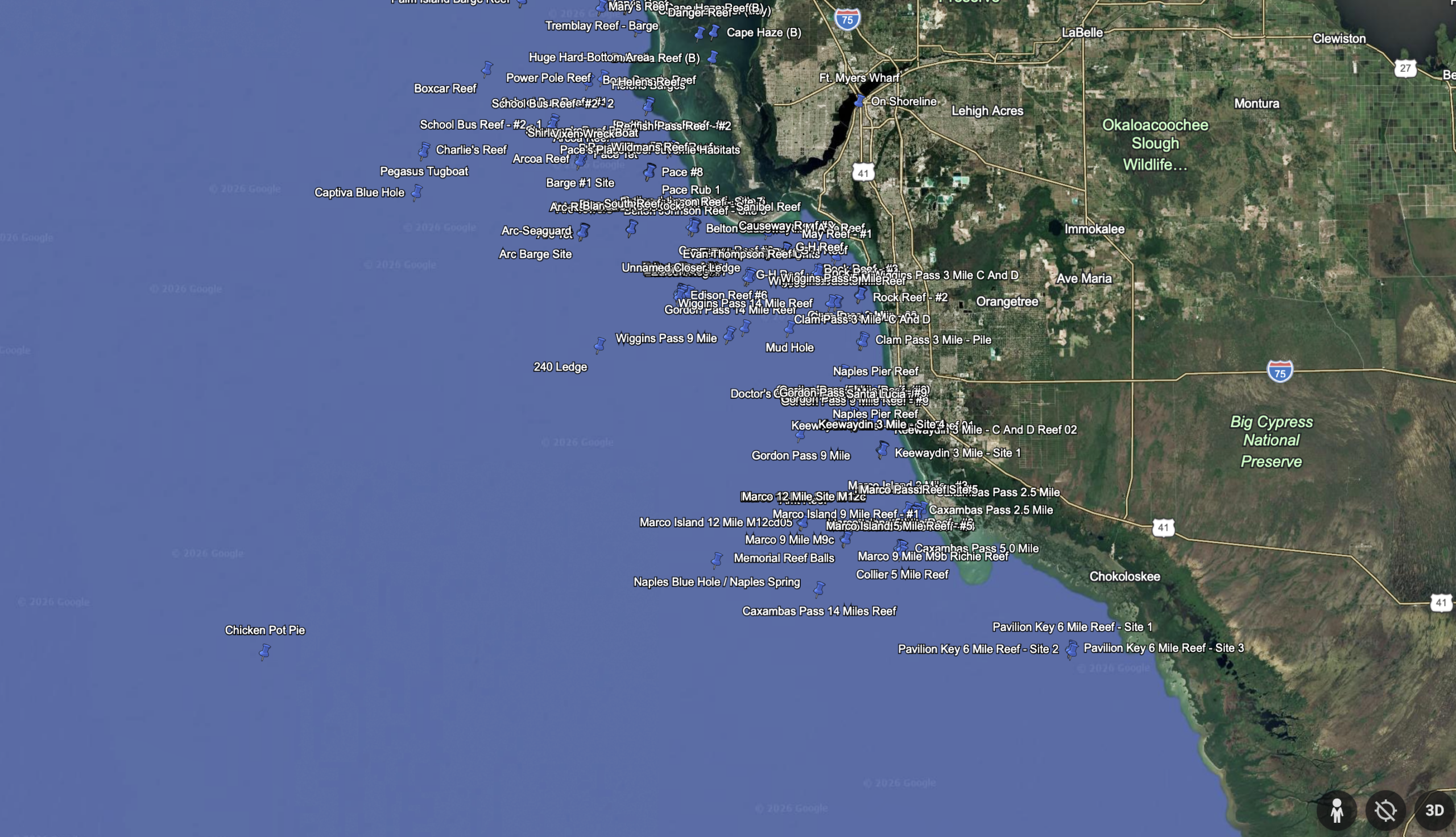 Southwest Florida & Florida Keys Fishing Spots GPS Coordinates – 853 Waypoints – microSD Card - Image 4