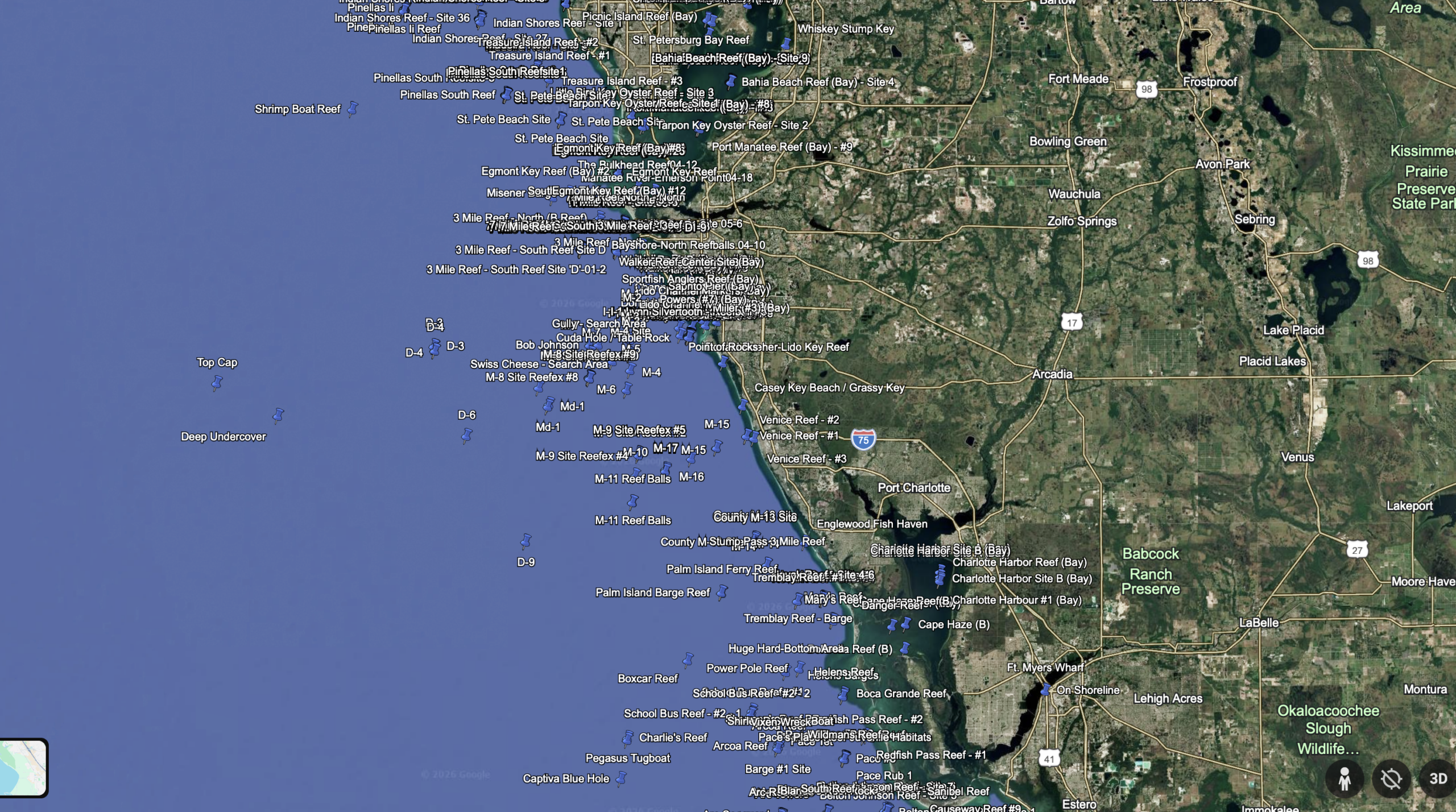 Southwest Florida & Florida Keys Fishing Spots GPS Coordinates – 853 Waypoints – microSD Card - Image 3